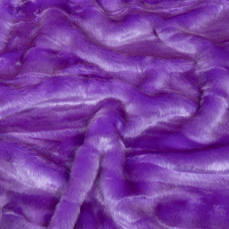 Bright Lavender Crushed Luxury Faux Fur