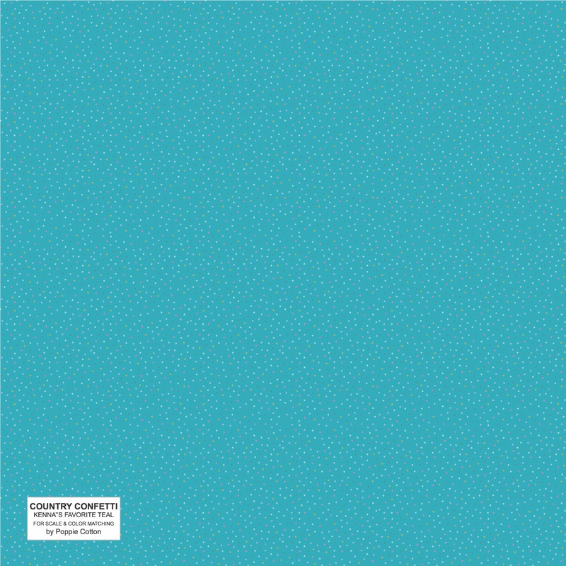 Country Confetti CC20220 Kenna’s Favorite Teal