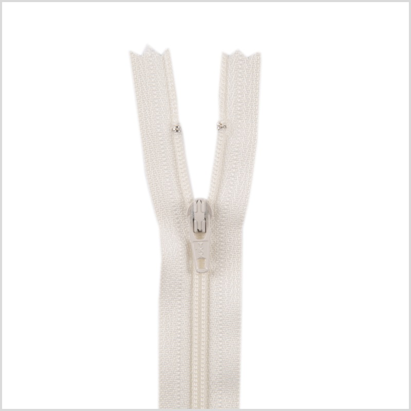 Regular Zipper 9″ by YKK – 841 Off-White