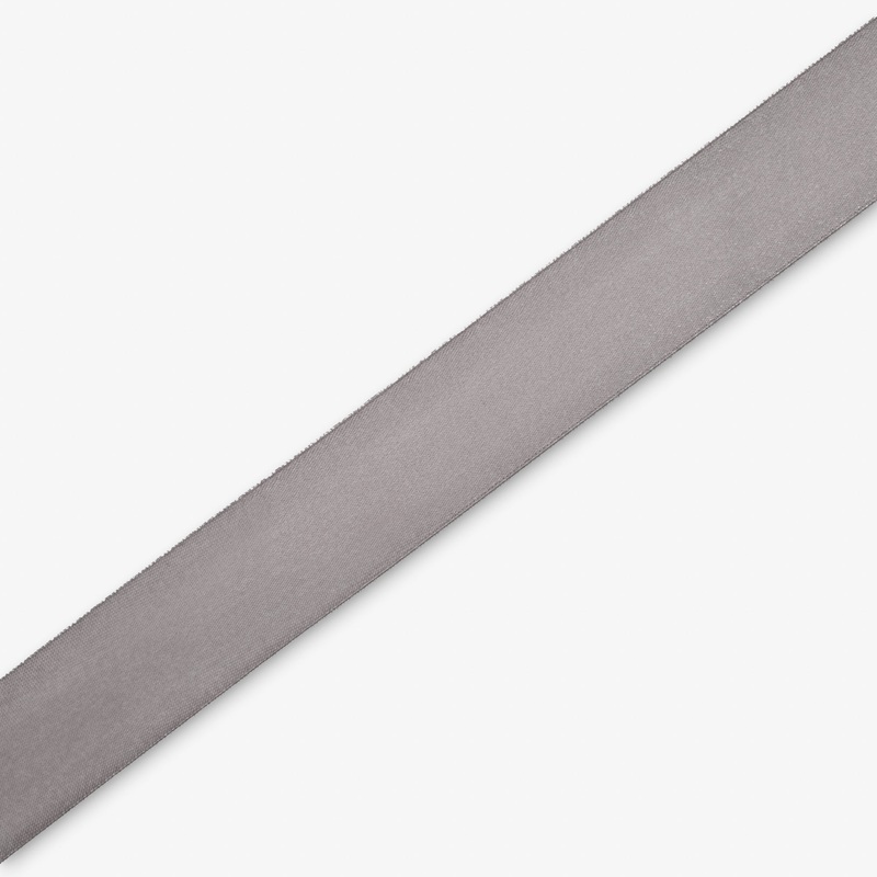 Satin Ribbon 38mm – Dark Grey Per Meter