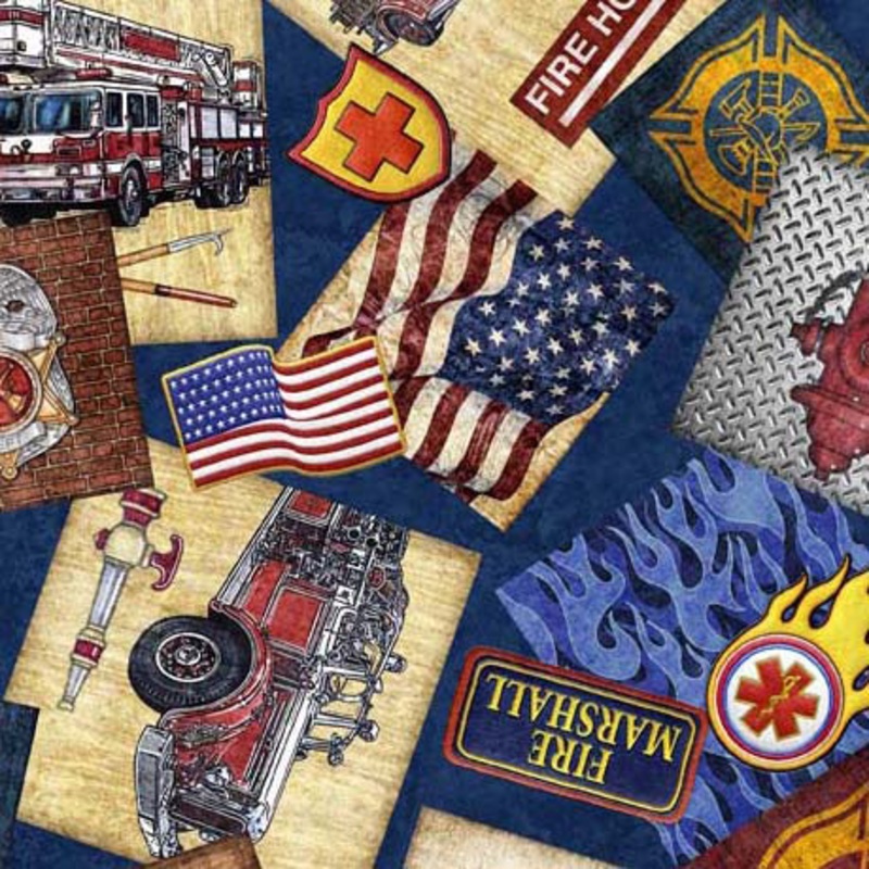 American Heroes Firefighter 2600-30679-N Navy