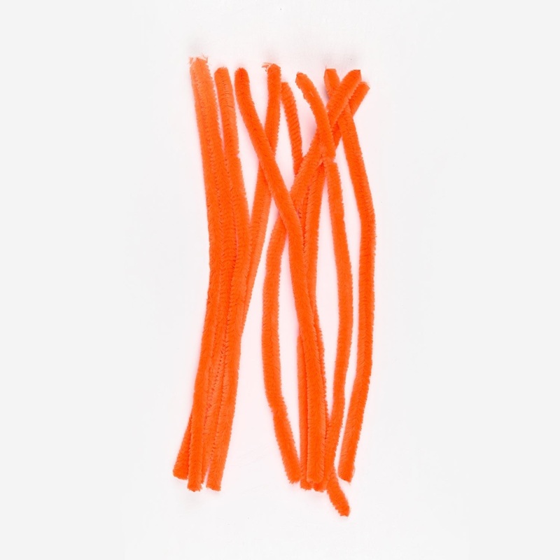Chenille Sticks (10per Pack) – Orange CB12 TBD