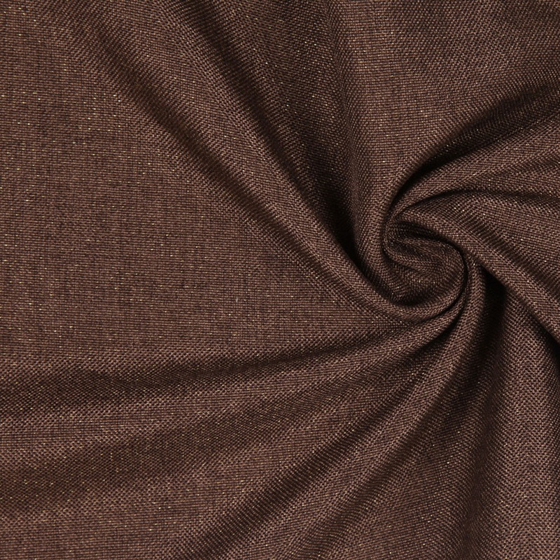 Espresso/Metallic Gold Solid Linen Lame