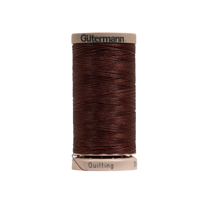 Gutermann Hand Quilting Cotton Thread 200m – 1833 Rust