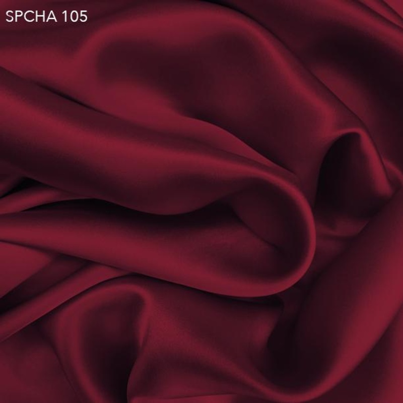 Silk Charmeuse – Red Wine Fabric by the Yard