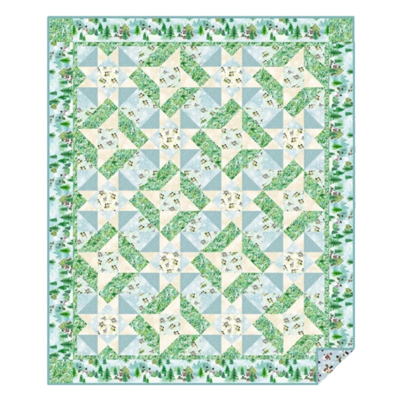 Snowman Christmas Quilt Kit
