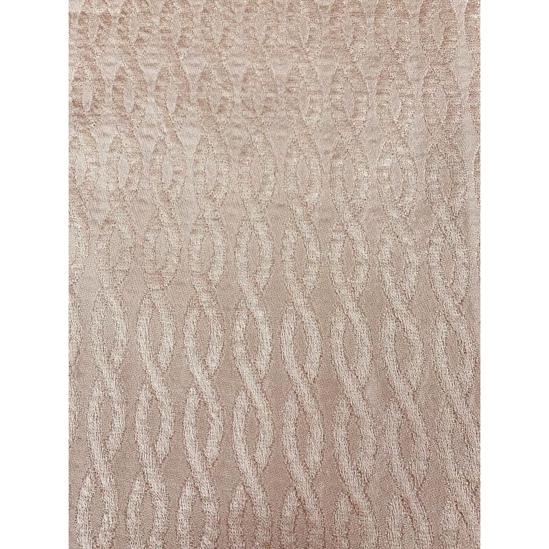 Spiral Pattern Brocade – Beige Fabric by the Yard