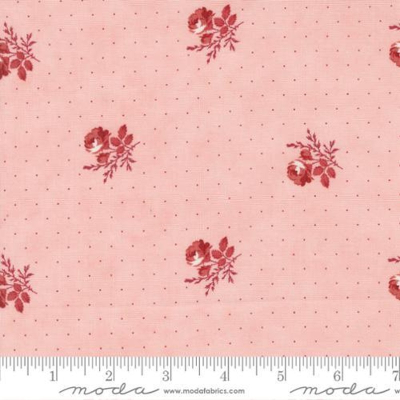 CLEARANCE – Ridgewood – 14972-14 – Faded Roses and Dots –  Blossom