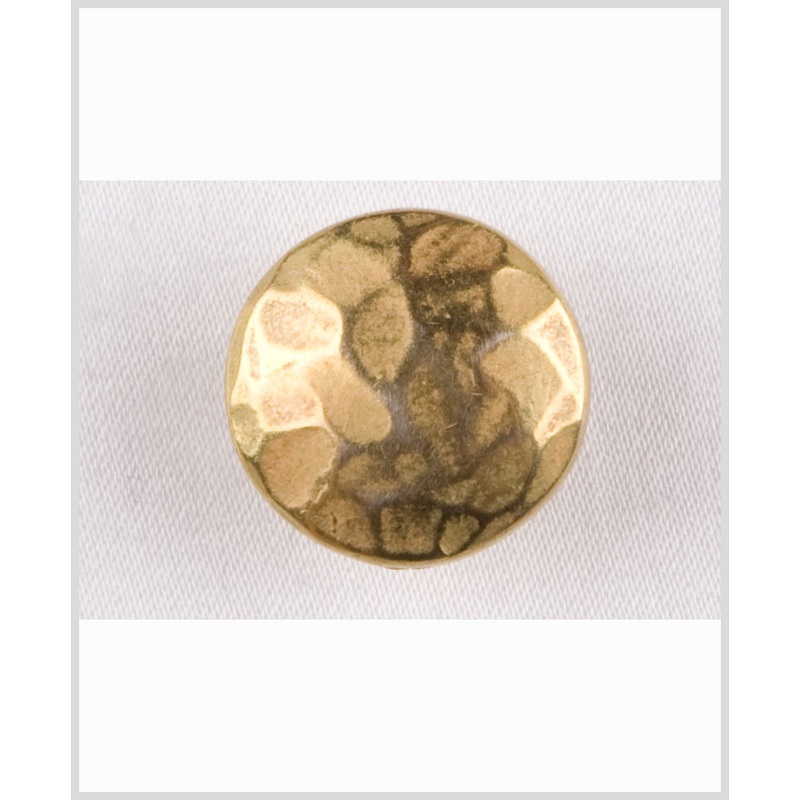 Gold Matte Metal Button – 24L/15mm