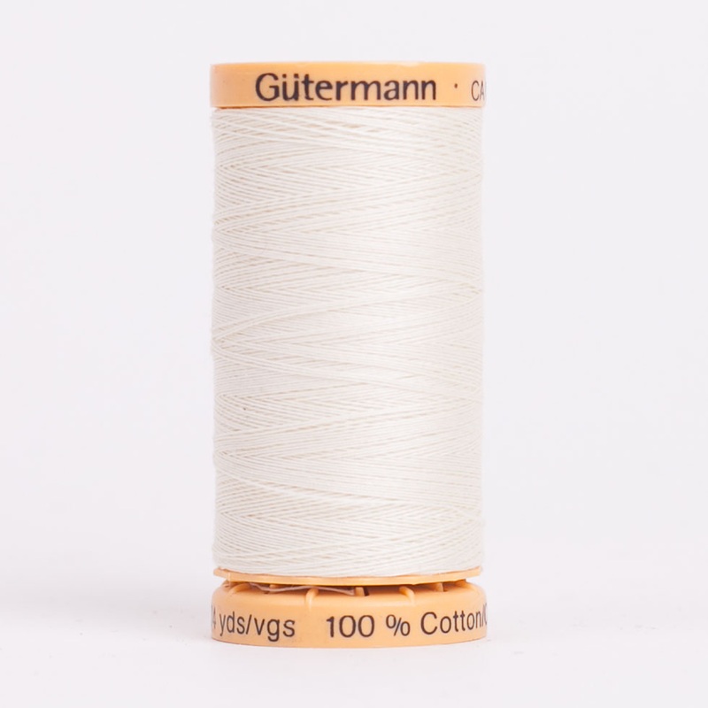 Gutermann Natural Cotton Thread 250m – 1040 Ivory
