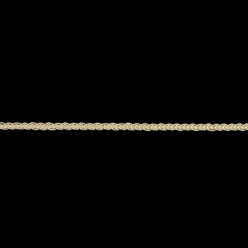 Ivory Gimp Braided Trim – 0.1875″