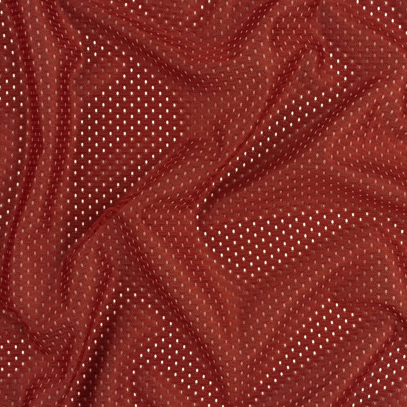 Polyester Athletic Mesh – Cardinal Red – Heracles Collection