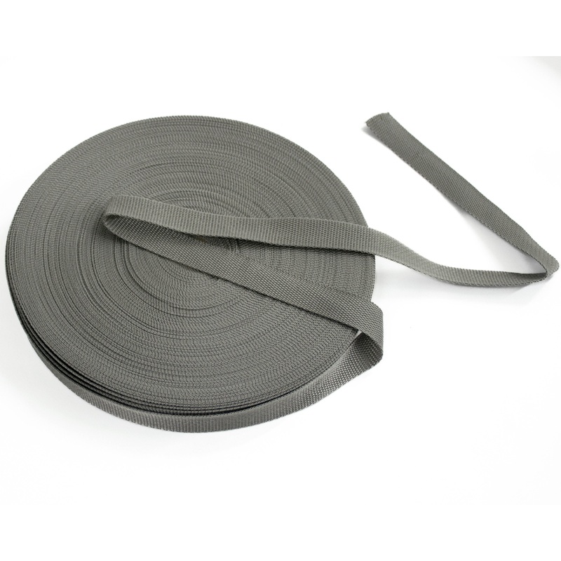 Polyprop Webbing Grey 19mm