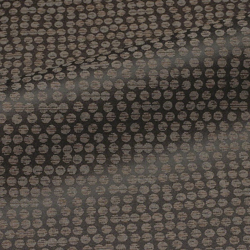 Remnant of CF Stinson Polka Silhoutte Black Upholstery Fabric Order Product 1