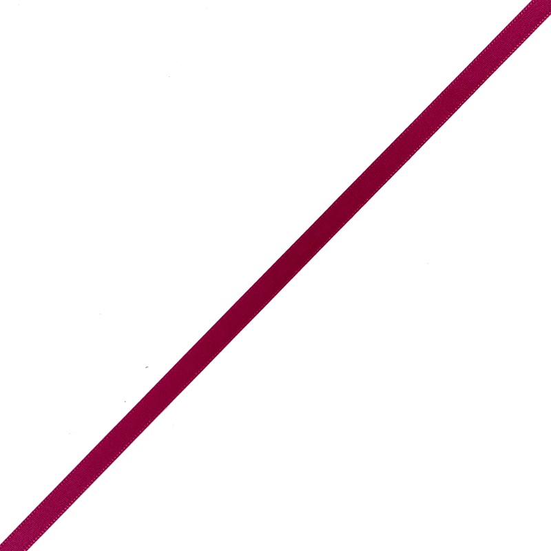 1/4″ Fuchsia Single Face Satin Ribbon