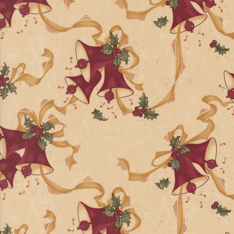 A Vintage Christmas / Christmas Bells in Tan