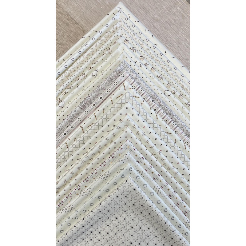 Buttercream & Brickle Bits – Fat 1/8th Bundle – 18 Pieces – 9.75″ x 21″ Each