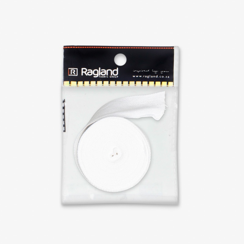Cotton Tape – 25mm White