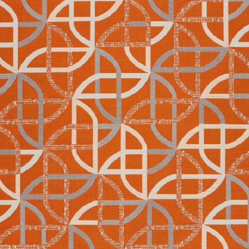 Remnant of Designtex Shortcut Solar Orange Upholstery Fabric Order Product 1