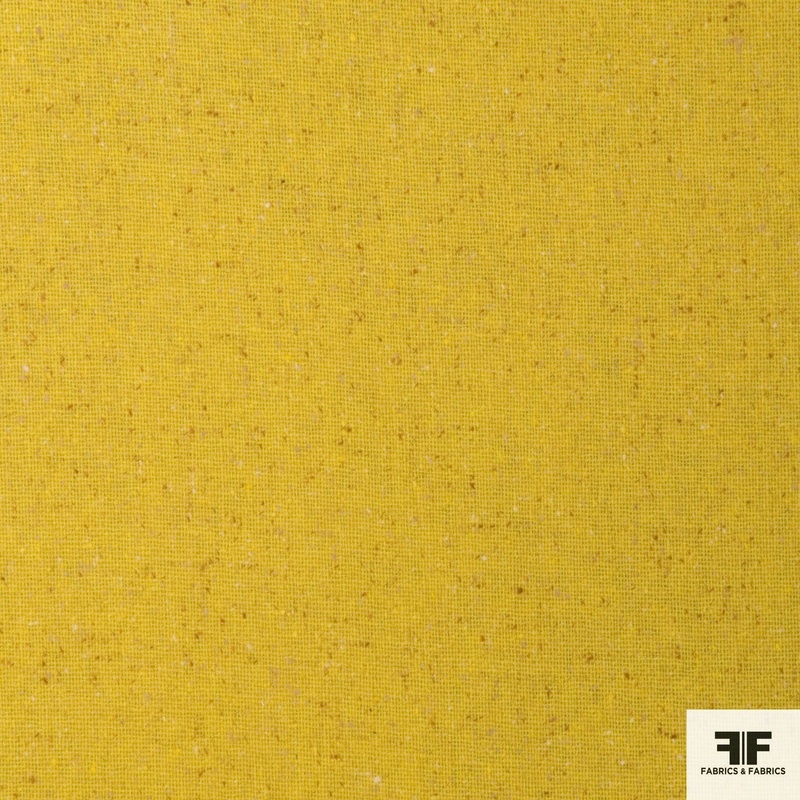 Wool Suiting – Yellow Fabric by the Yard