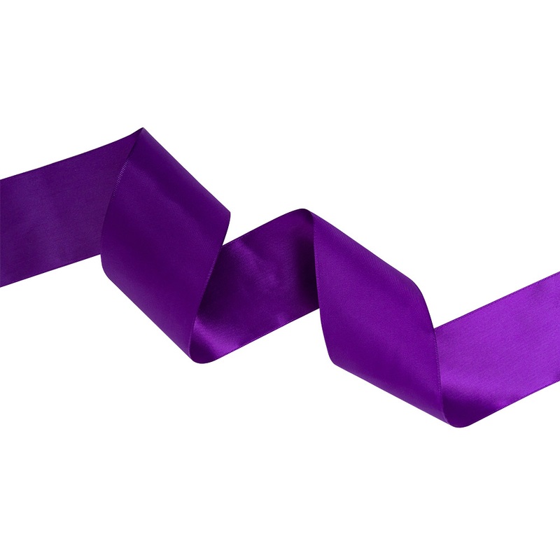 2.25″ Purple Single Face Satin Ribbon
