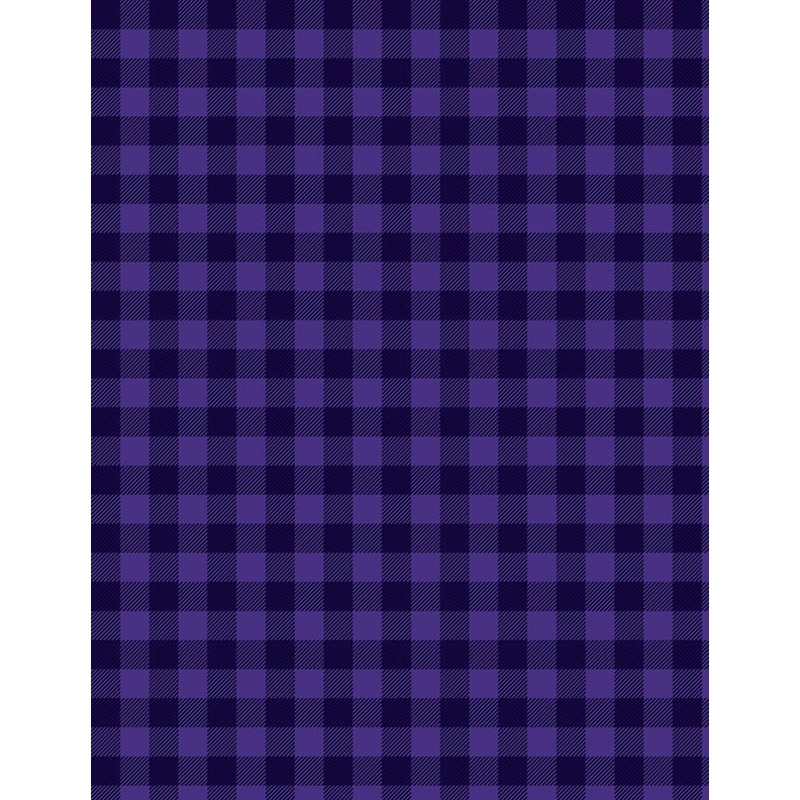 Buffalo Check Black and Purple