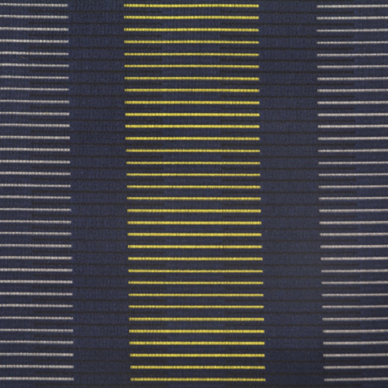 Concierge Reservations Striped Blue Upholstery Fabric Order Product