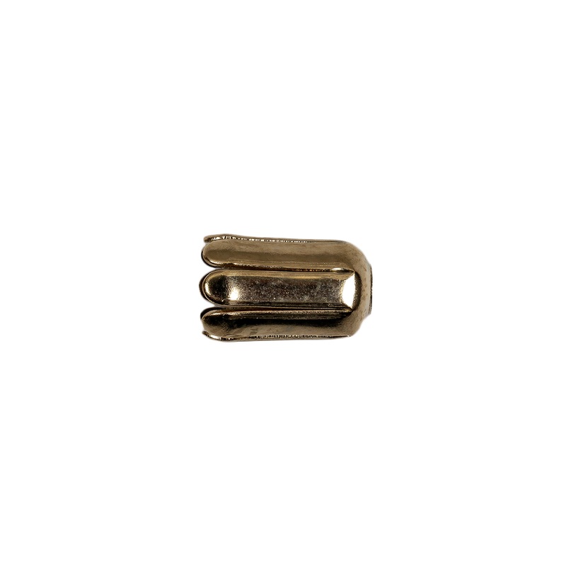 Gold Metal Tassel Stoppers Pair – 0.5″ x 0.375″