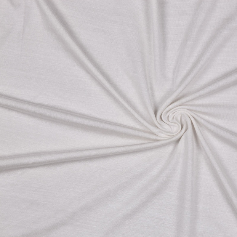 Ivory Stretch Rayon Jersey