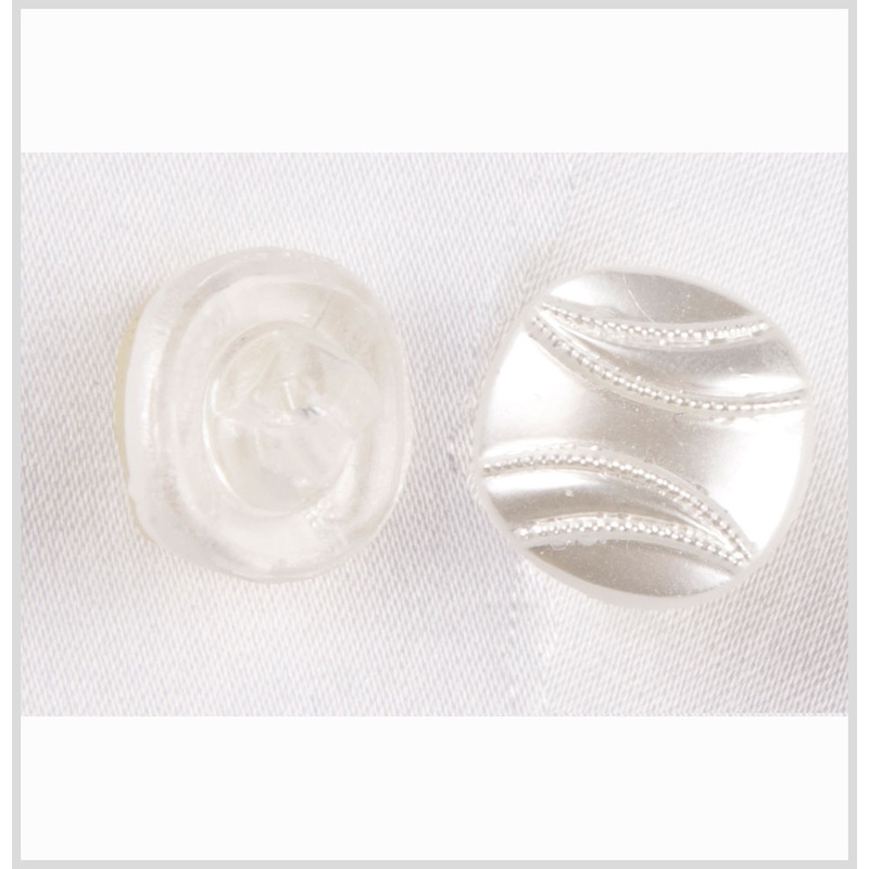 Pearl White Pearl Glass Button – 22L/14mm