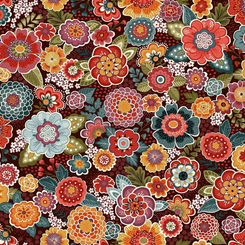 Revival MU-056-V Floral Brown