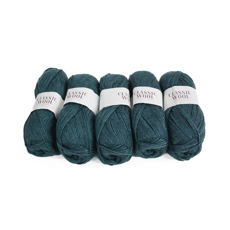 100G 5Pc Classic Wool Dk  Blend  Oxford 1000000376104