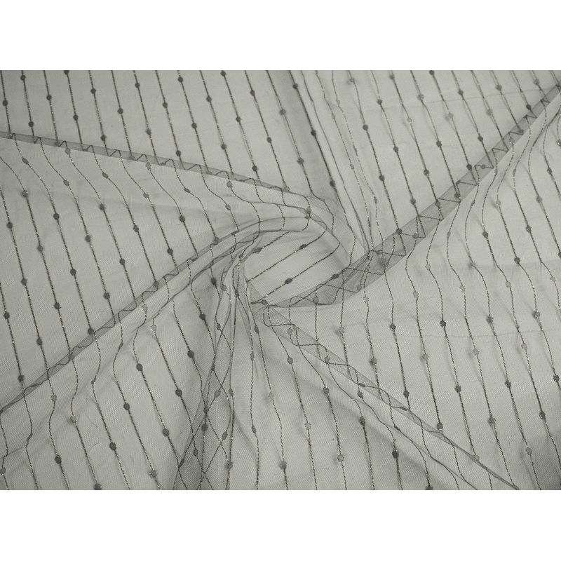 150cm Dobby Stripe Mesh DR1726-9 DR1726-9