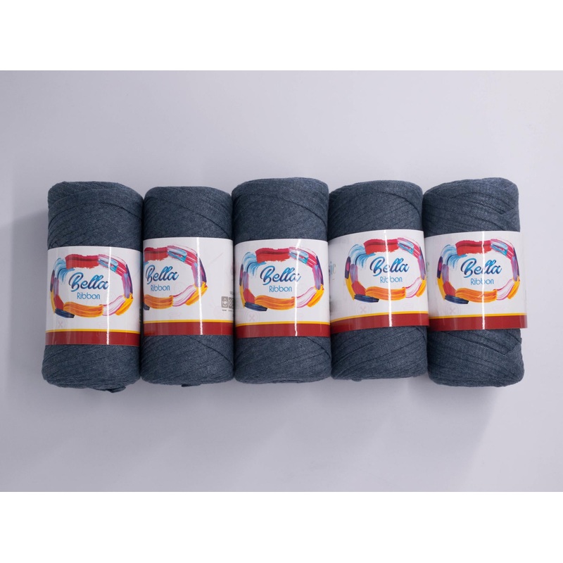 200g 5PC Bella Ribbon Light Denim 1000000351378