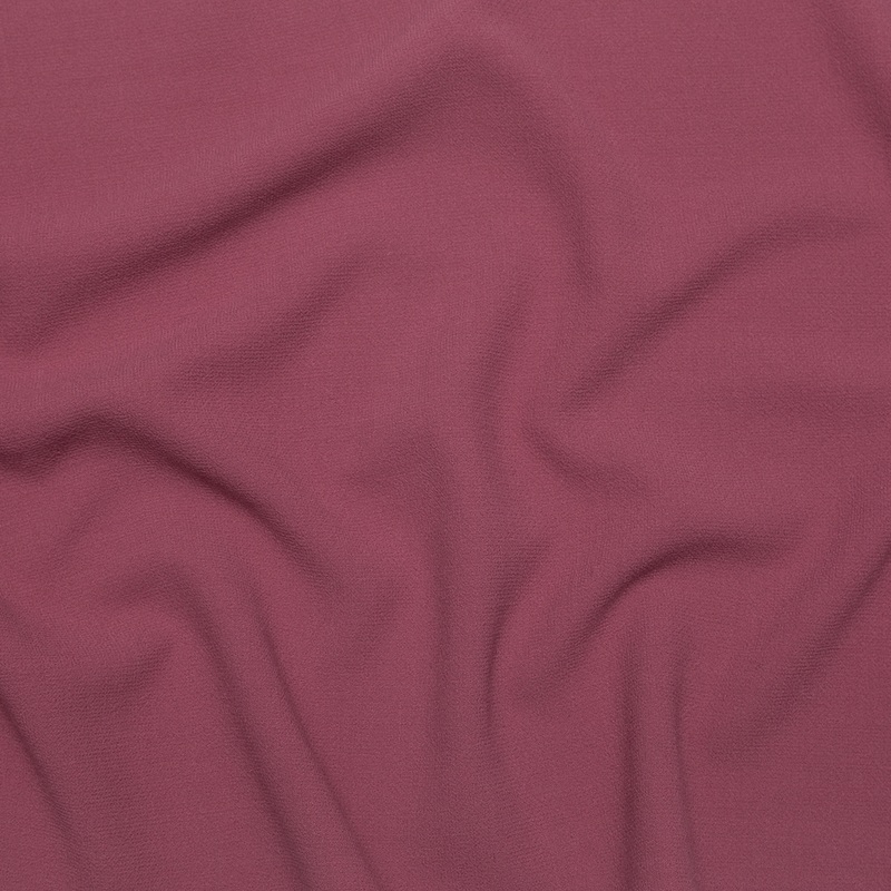 Italian Liz Berry Creped Stretch Wool Double Cloth