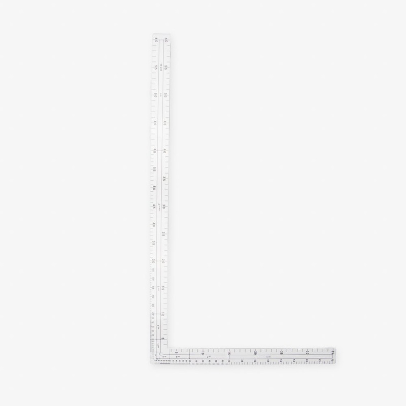 Ruler L-Shape Dress Making Acrylic