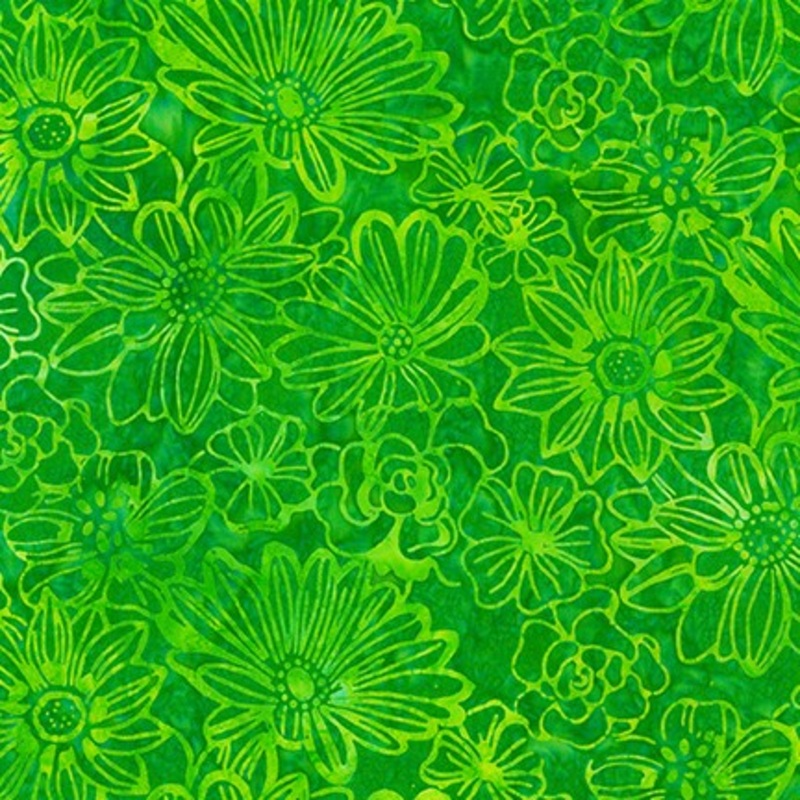 Summer Zest Batiks Green – (2)
