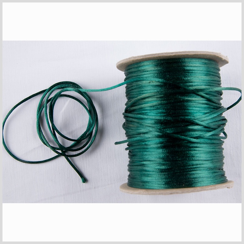 1mm Dark Green Rattail Cord