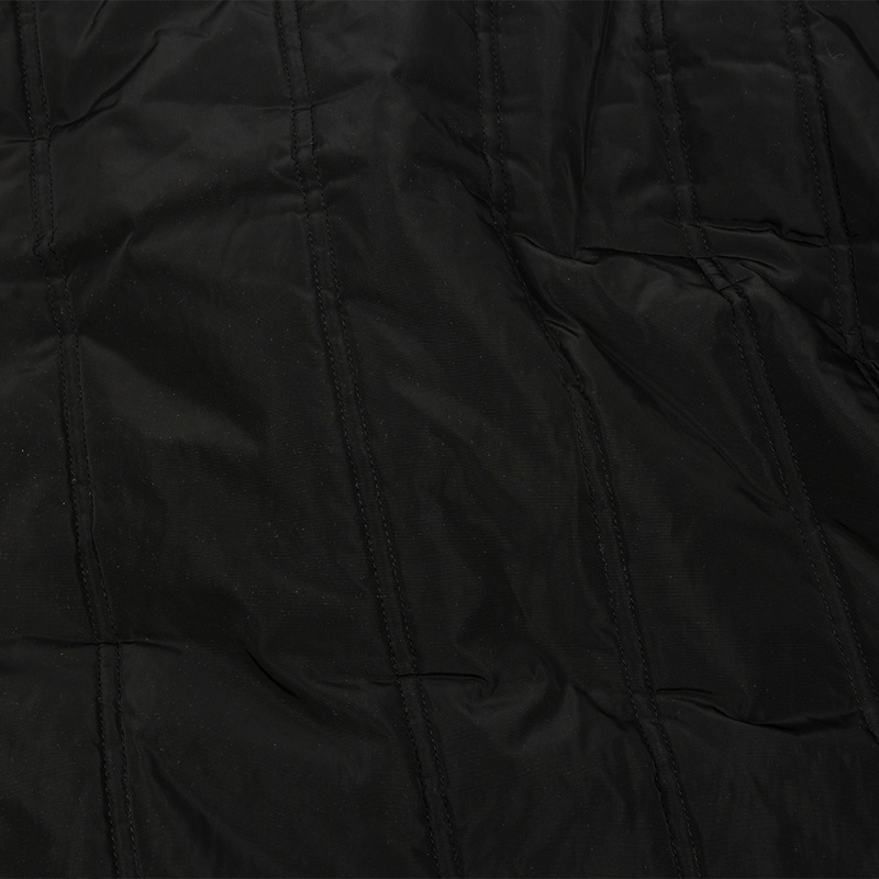 Black Zig Zag Polyester Quilted Coating