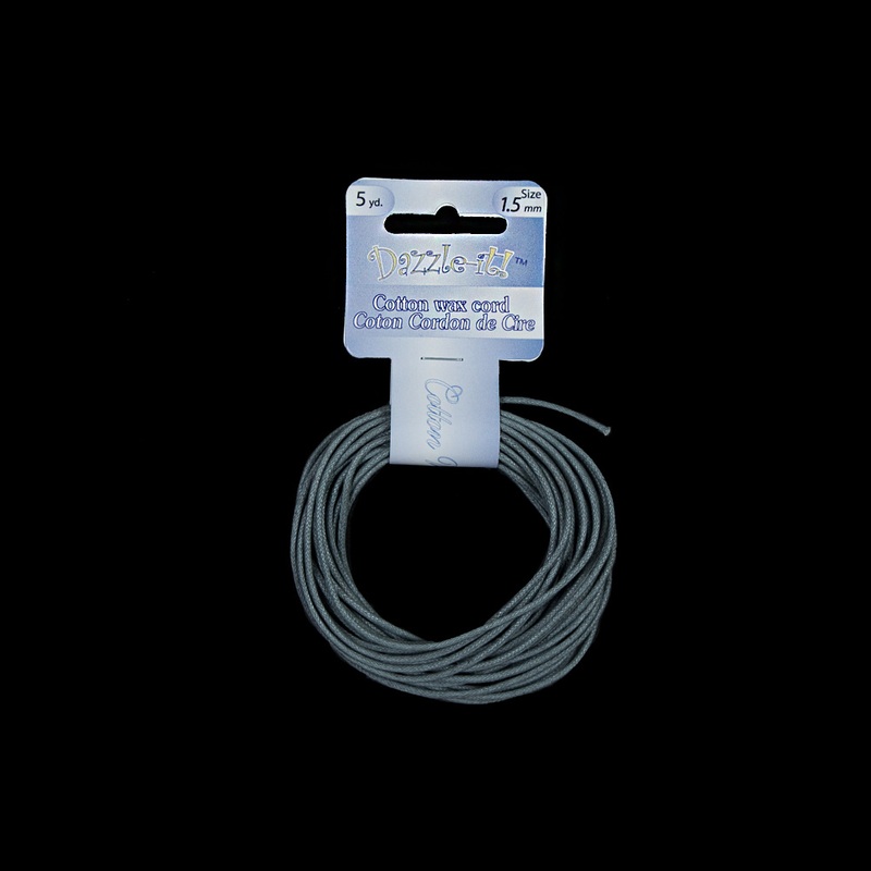 Dazzle-It Zinc Cotton Wax Cord – 1.5mm