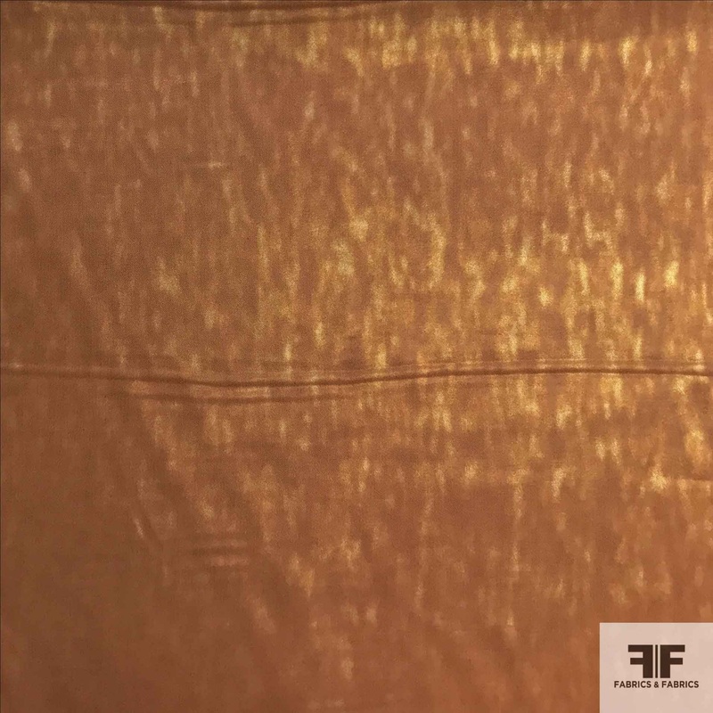 Metallic Lam – Gold/Bronze Fabric by the Yard