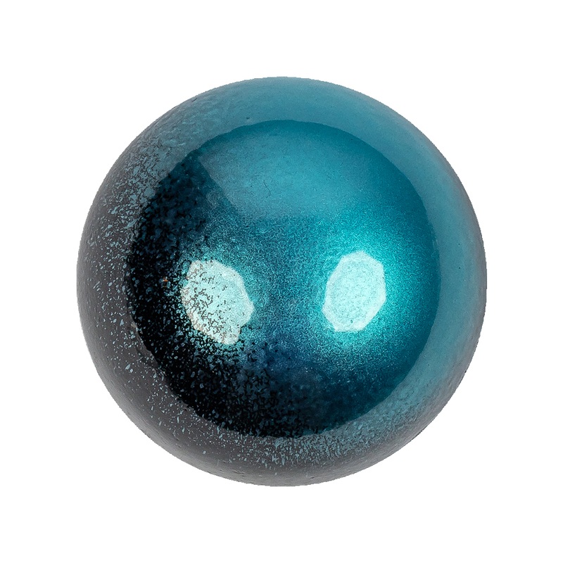 Metallic Teal Button – 44L/28mm