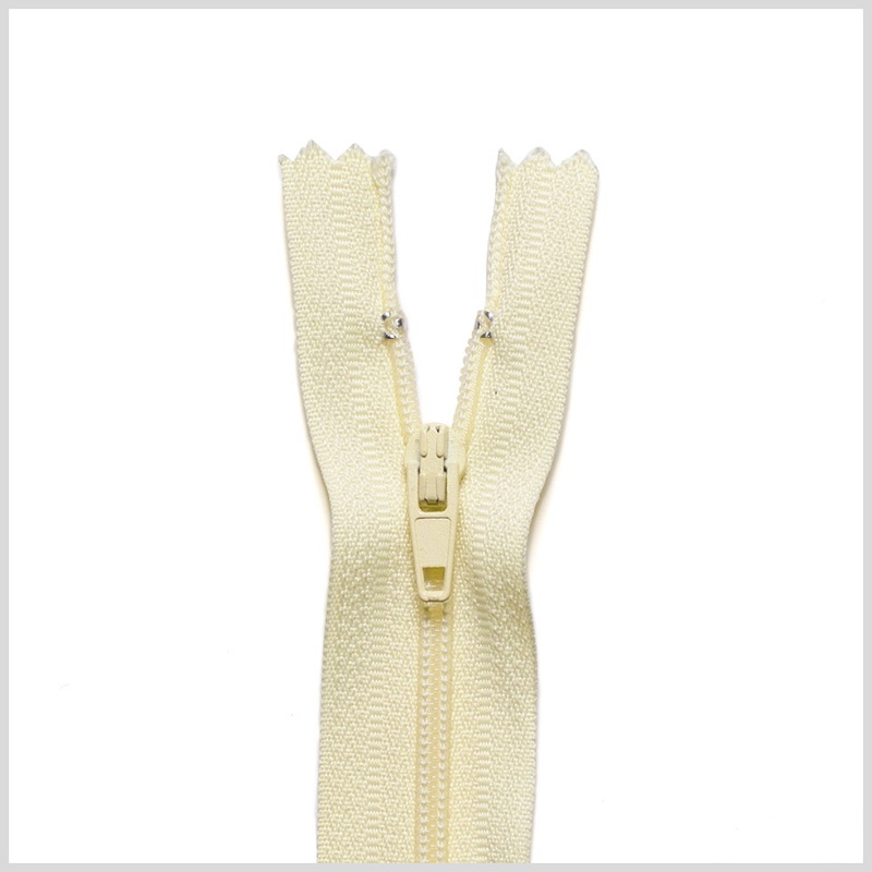 Regular Zipper 24″ by YKK – 345 Icy Yellow