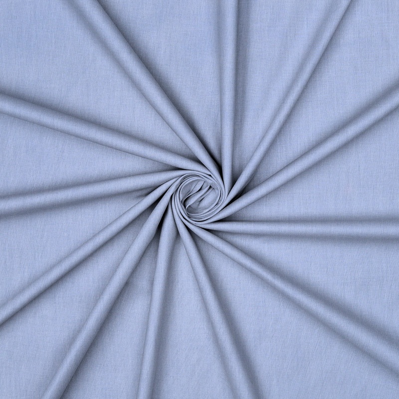 Sheeting Poly Cotton Sky Blue Per Met