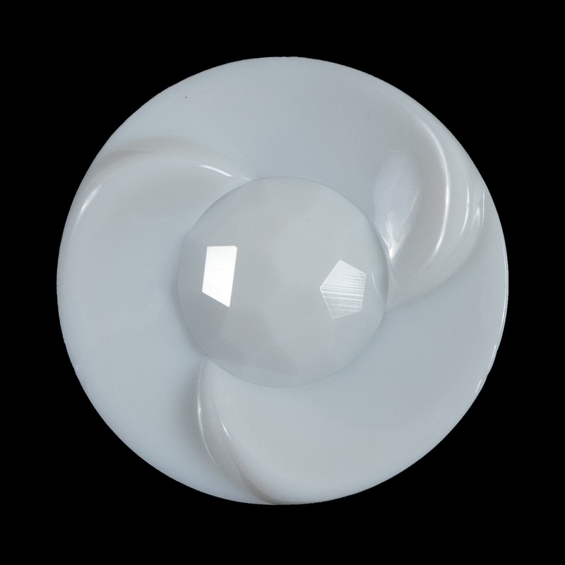 White Textured Shank-Back Button – 60L/38mm