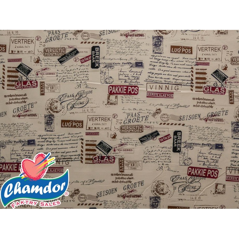 150cm Reactive Cotton Prints Curtaining CU251-163 CU251-163