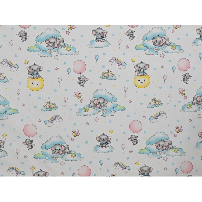 240cm Printed Cotton Curtain CU1552-22 CU1552-22