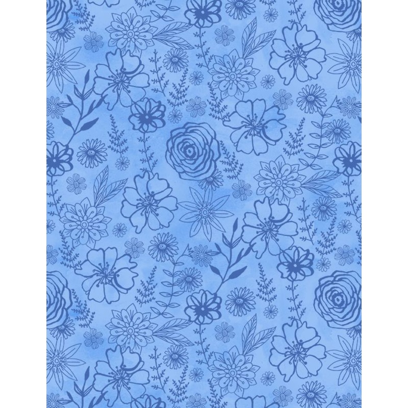 Fanciful Flight Blue – (2)