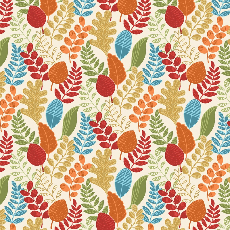 Hello Pumpkin 16284-72 Dark Cream Multi