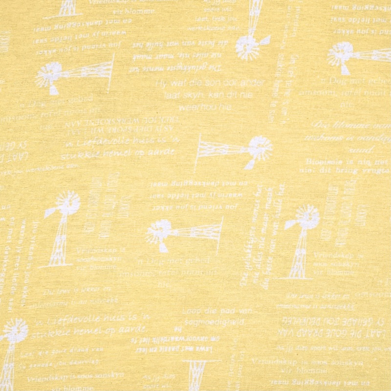 Printed Poly Cotton 140cm Windmills